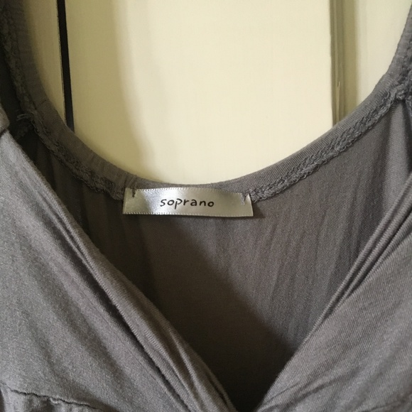 Soprano Gray Jersey Dress - Picture 3 of 4